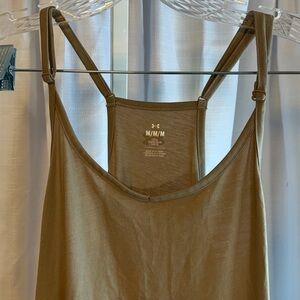 Under Armour UA Rival Women's Medium Jumpsuit Romper Tan